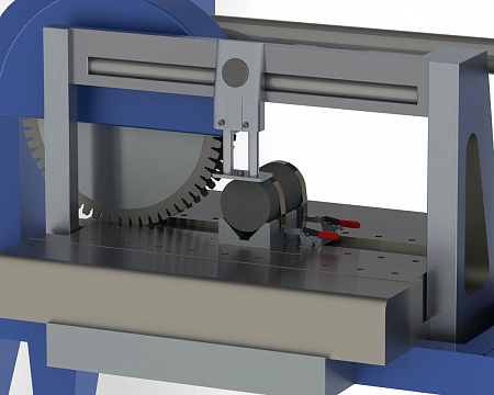 Автоматический отрезной станок с двумя дисками MATEST B040